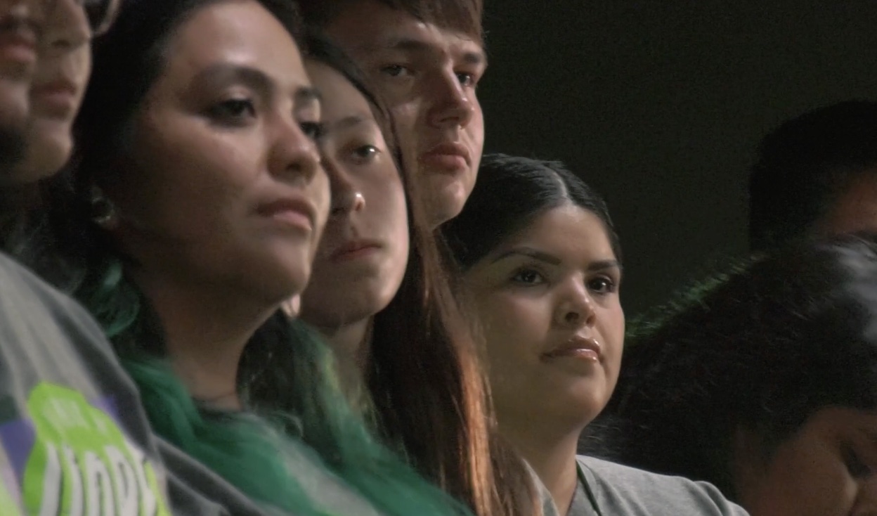 Attendees listening to speakers at On Eagles Wings Summit